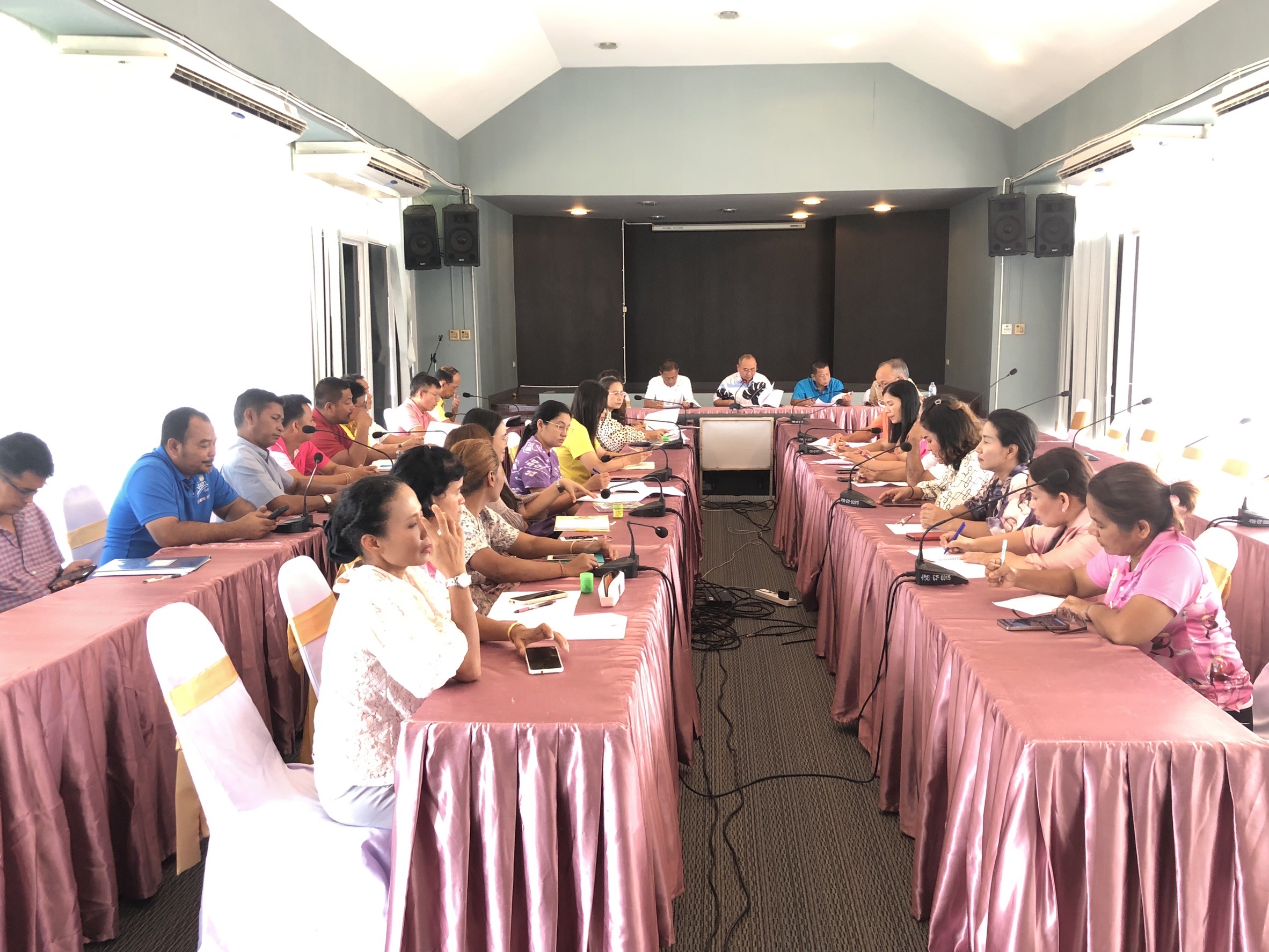 22 กรกฎคม 2568 ประชุมเตรียมความพร้อมในพิธีตักบาตรถวายพระราชกุศล