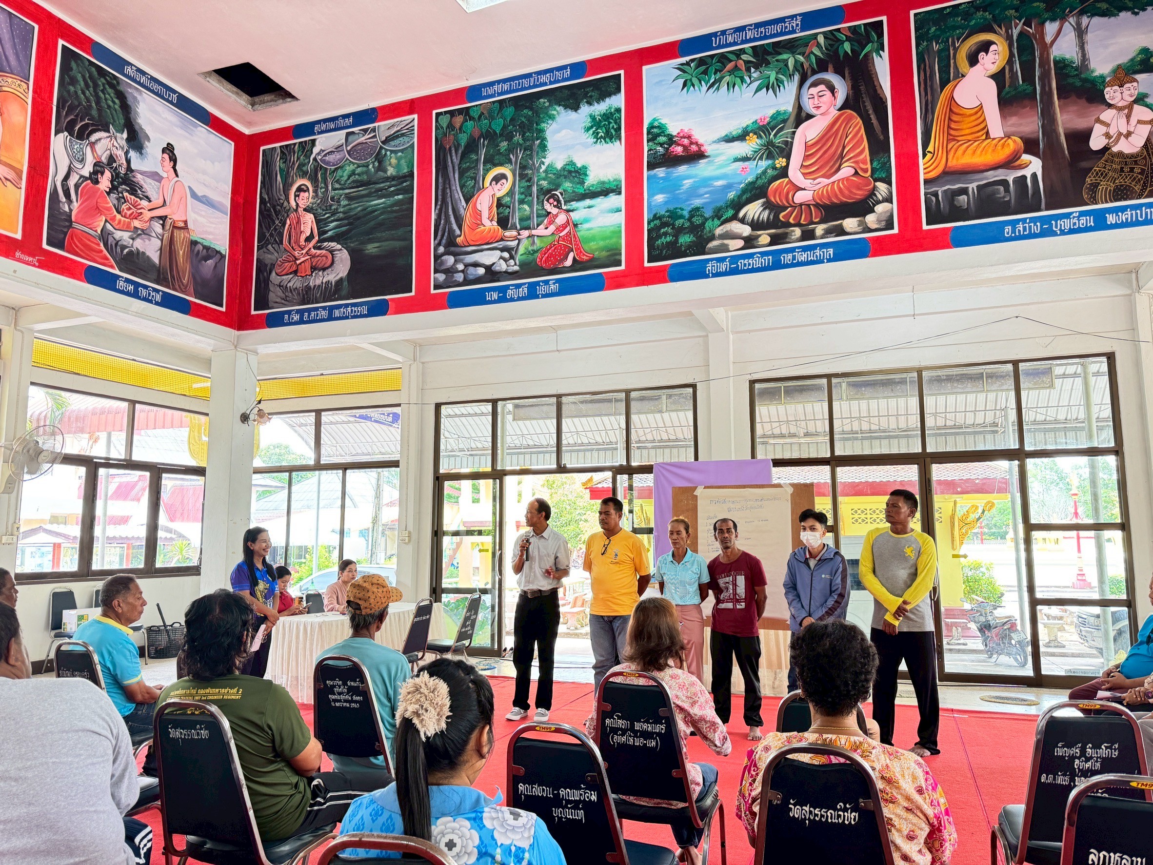 15 สิงหาคม พ.ศ.2568 ประชุมคัดเลือกกรรมการชุมชนหลังวัดสุวรรณวิชัย