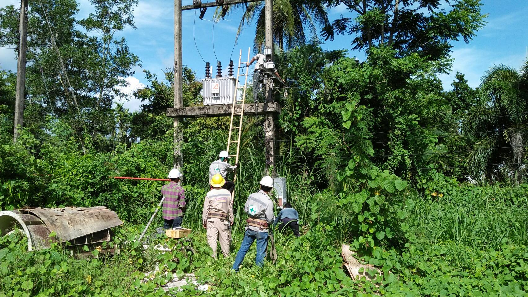 ออกบริการตรวจสอบและซ่อมระบบน้ำประปาเทศบาลตำบลควนขนุน