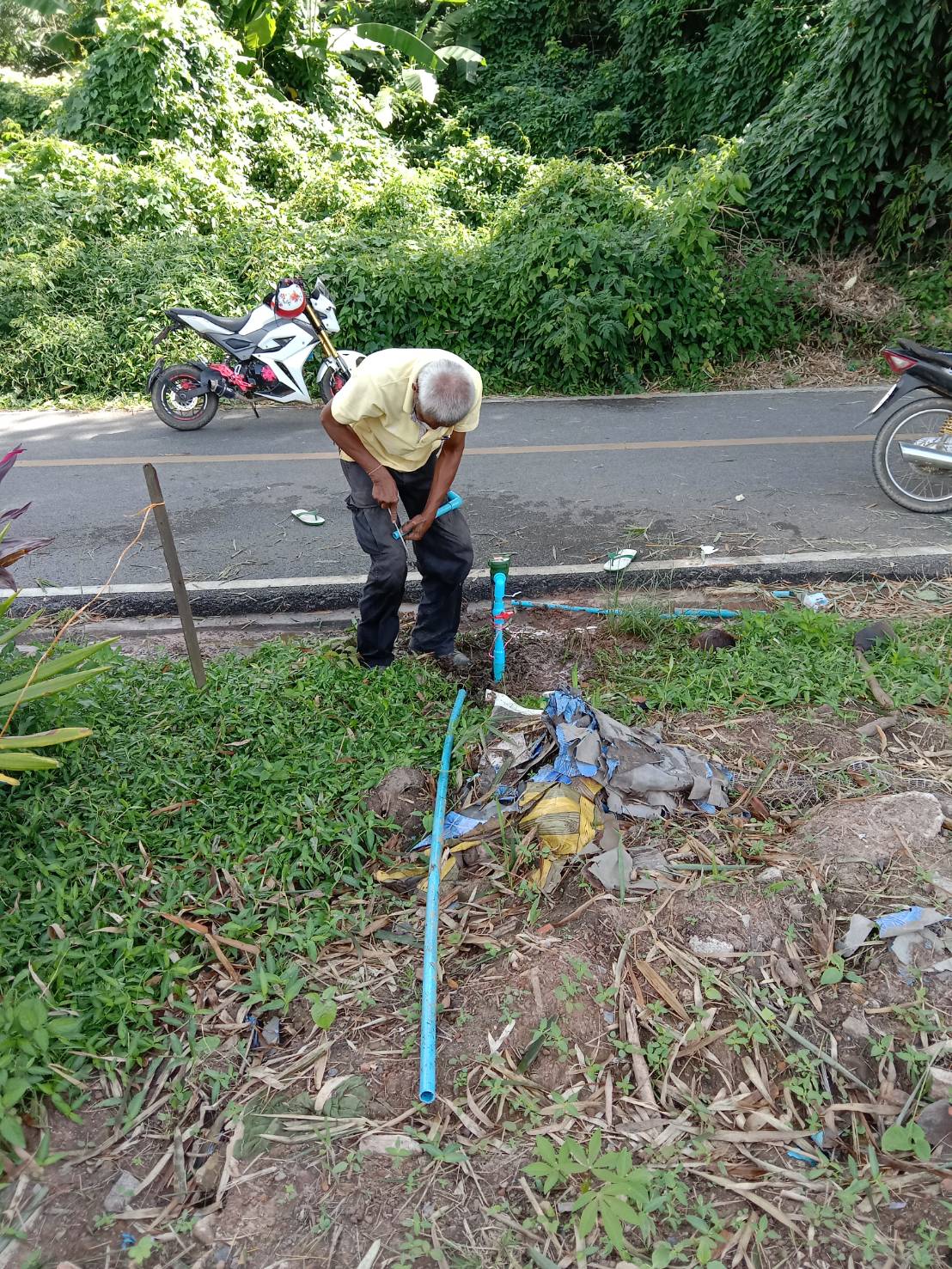 ติดตั้งมาตรน้ำในเขตเทศบาลตำบลควนขนุน